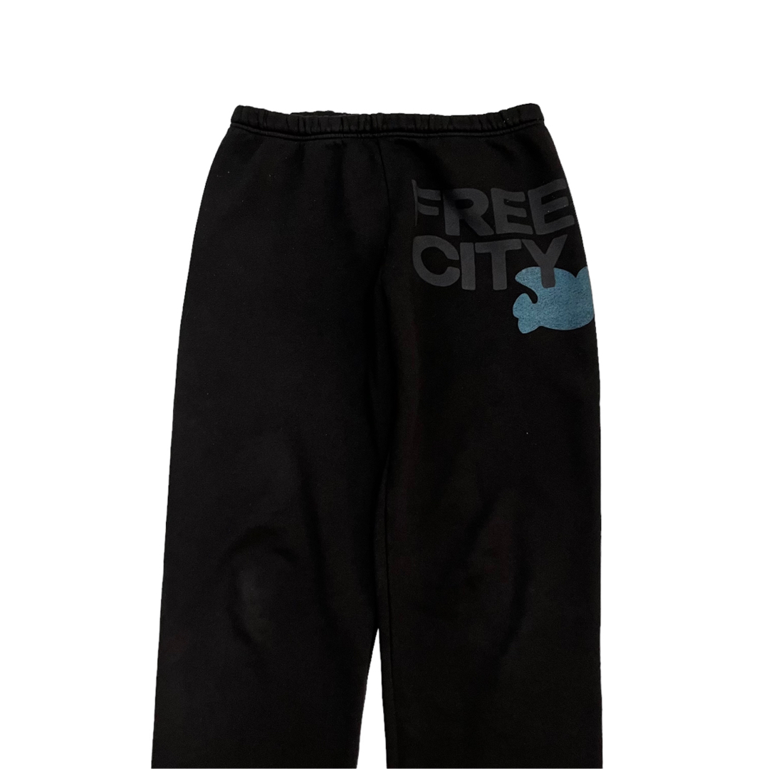 【FREE CITY】キムタク着 FREE CITY LOGO スウェットパンツ