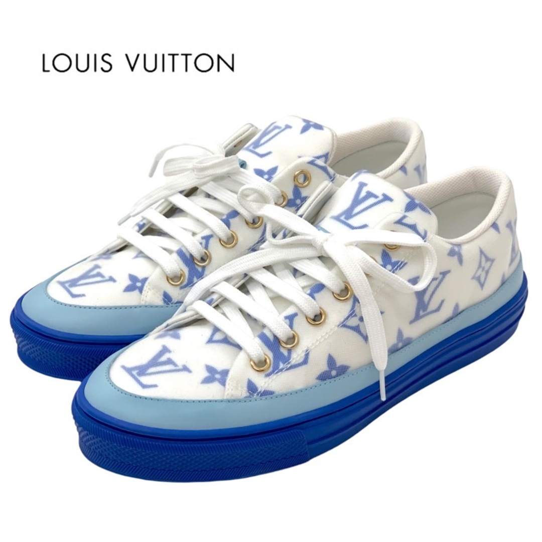 LOUIS VUITTON(ルイヴィトン)のルイヴィトン スニーカー ステラーライン モノグラム メッシュ ブルー レディースの靴/シューズ(スニーカー)の商品写真