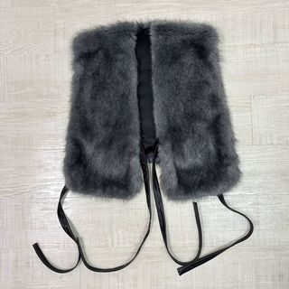 16aw 2016 美品 ヘルムートラング デザイン フェイク ファー ベスト