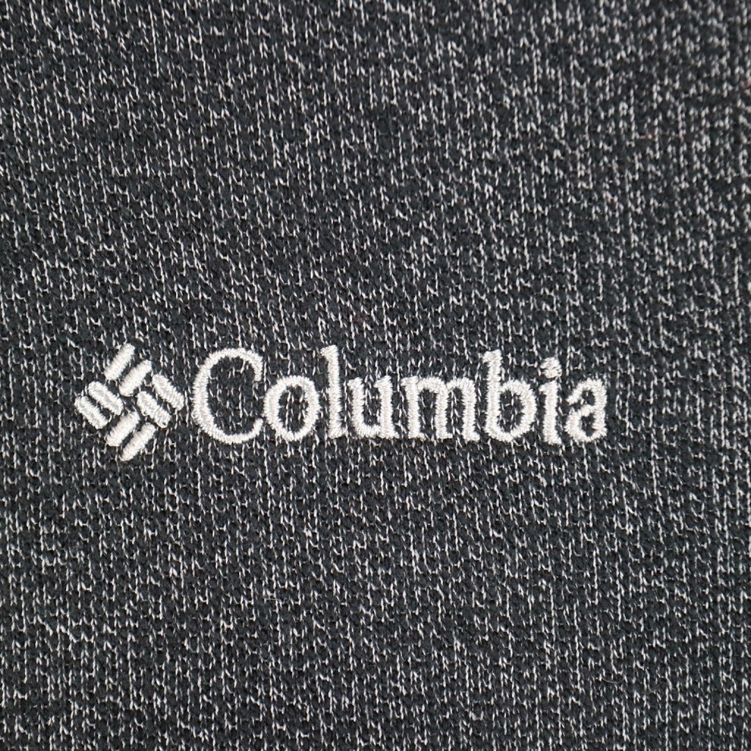 Columbia(コロンビア)のColumbia コロンビア ハーフジップ フリースジャケット ワンポイントロゴ グレー (メンズ L) 中古 古着 N7631 メンズのトップス(その他)の商品写真