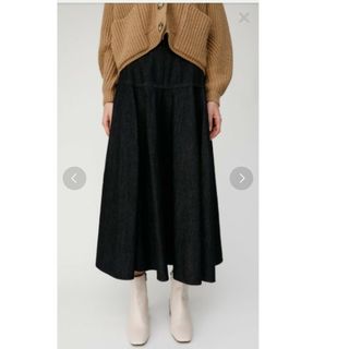 マウジー(moussy)のmoussy デニム スカート(ロングスカート)