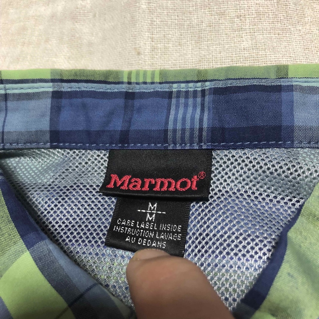 MARMOT(マーモット)の【極美品】Marmot マーモット コットンポリエステルシャツ M アウトドア メンズのトップス(シャツ)の商品写真