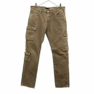 ジョンブル(JOHNBULL)のジョンブル カーゴパンツ LL ブラウン Johnbull ボタンフライ メンズ 【中古】  【230908】(ワークパンツ/カーゴパンツ)