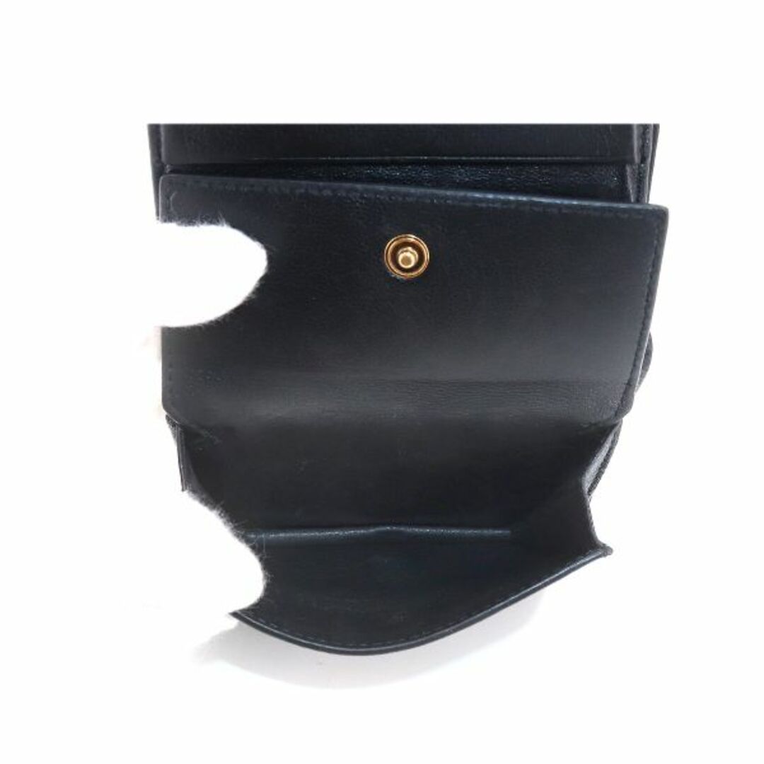 バレンシアガ BALENCIAGA キャッシュ 二つ折り 財布 レザー ブラック 594216 VLP 90202609