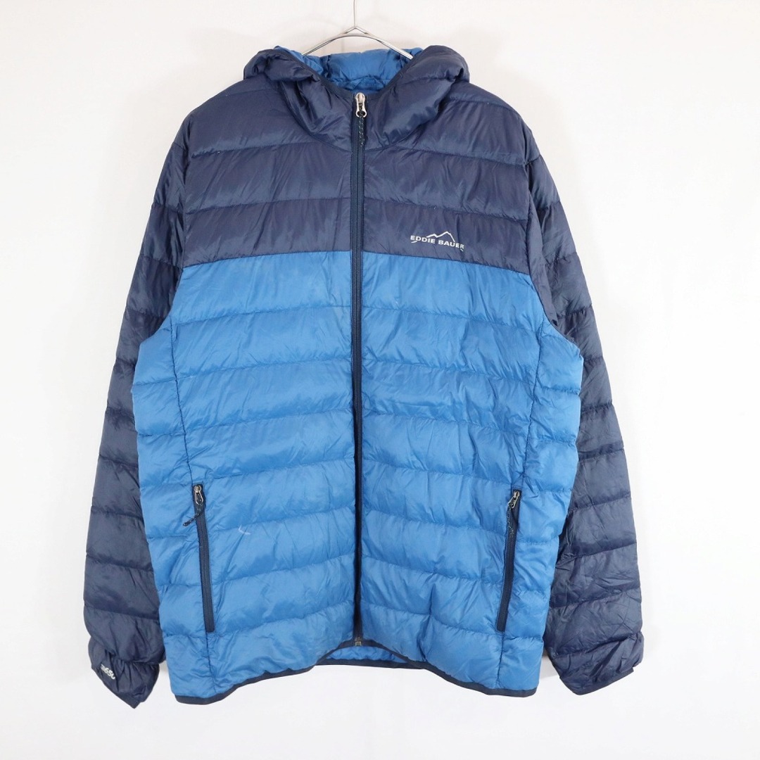 SALE/ Eddie Bauer エディーバウアー ダウンジャケット アウトドア キャンプ アウター 防寒 登山 ブルー (メンズ M)   N7630