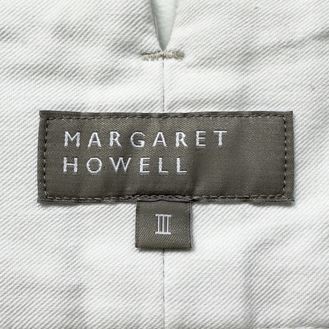 MARGARET HOWELL(マーガレットハウエル)のマーガレットハウエル コットンリネンオックスフォードスカート 3 ミディ丈 レディースのスカート(ロングスカート)の商品写真