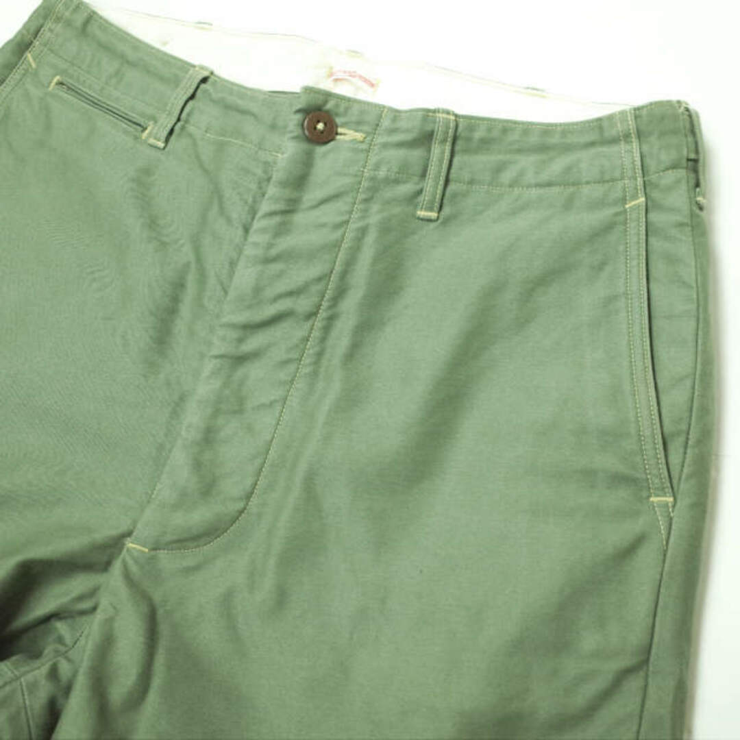 KAPTAIN SUNSHINE キャプテンサンシャイン ブランド初期 Chino Trousers チノトラウザーズ KS4SPT06 30 OLIVE パンツ ボトムス【中古】【KAPTAIN SUNSHINE】 メンズのパンツ(チノパン)の商品写真