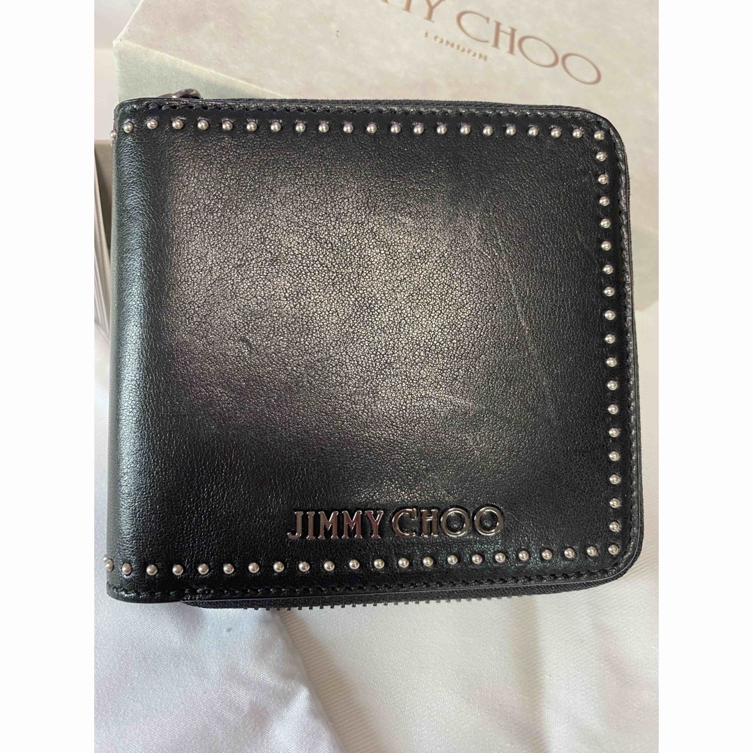 JIMMY CHOO(ジミーチュウ)のジミーチュウ　二つ折財布　未使用 メンズのファッション小物(折り財布)の商品写真