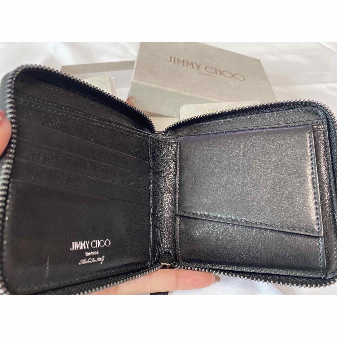JIMMY CHOO(ジミーチュウ)のジミーチュウ　二つ折財布　未使用 メンズのファッション小物(折り財布)の商品写真