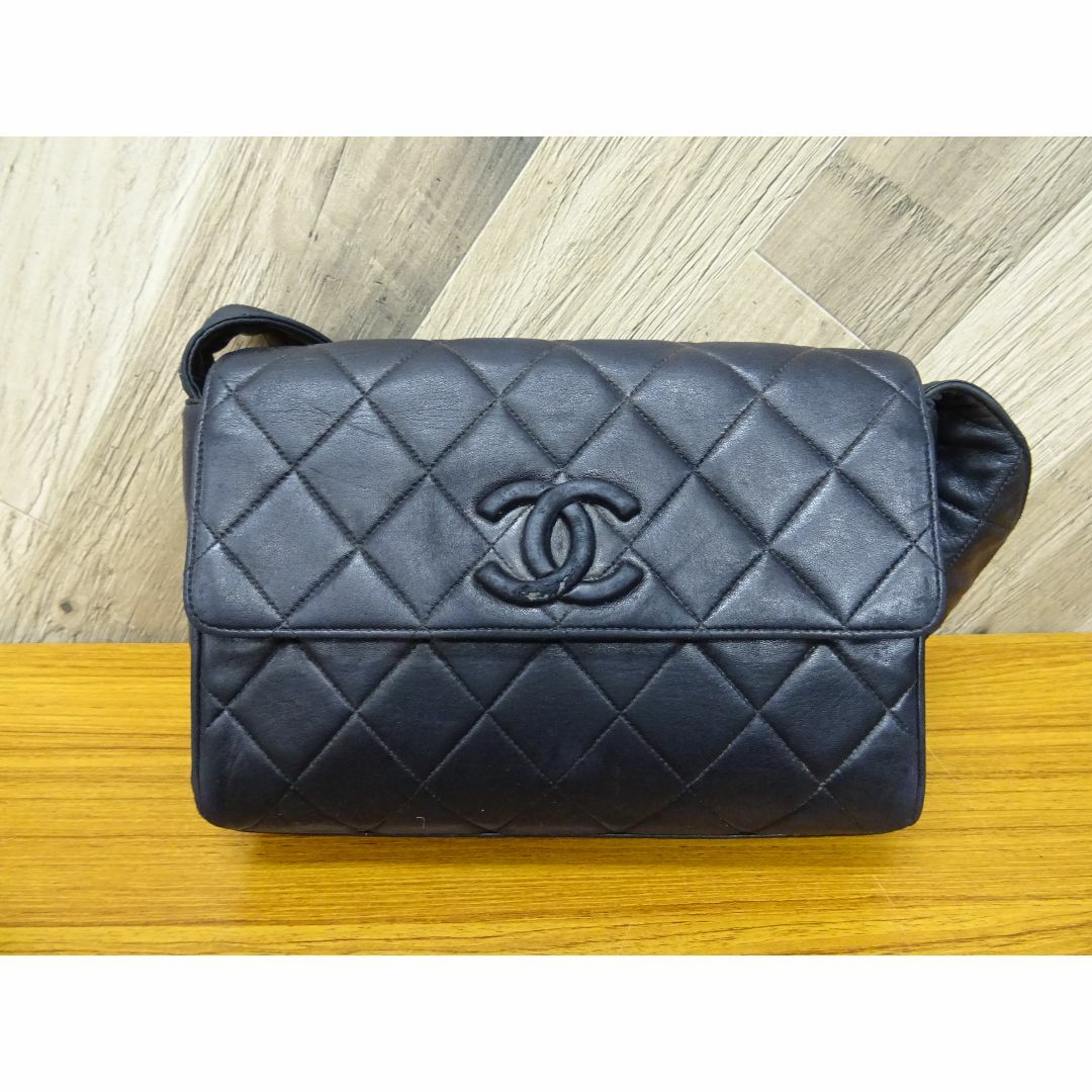 CHANEL - K千007/ シャネル マトラッセ ショルダーバッグ ラムスキン レザー