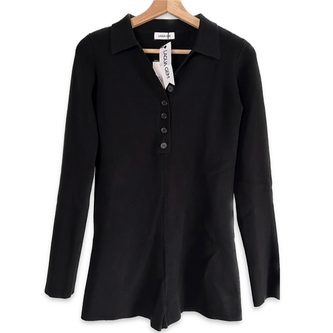 LAGUA GEM - FRONT BUTTON HG ROMPERSの通販 by LAGUA GEM - FRONT BUTTON HG ROMPERSの通販 by