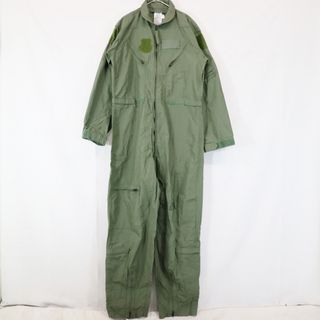 民間品 CWU27/P フライングスーツ  ミリタリー 戦闘服 アウター セージグリーン (メンズ 46L) 中古 古着 N7784(サロペット/オーバーオール)