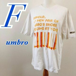 アンブロ(UMBRO)のumbro アンブロ F 半袖カットソー シンプル カジュアル ホワイト 白(Tシャツ/カットソー(半袖/袖なし))