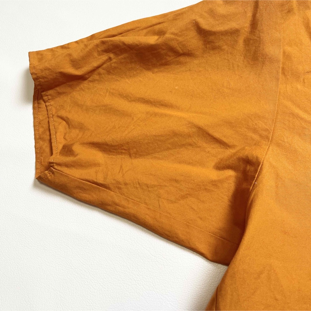 UNITED ARROWS(ユナイテッドアローズ)のユナイテッドアローズ　七分袖ブラウス　オレンジブラウン　ドルマンスリーブ レディースのトップス(シャツ/ブラウス(長袖/七分))の商品写真
