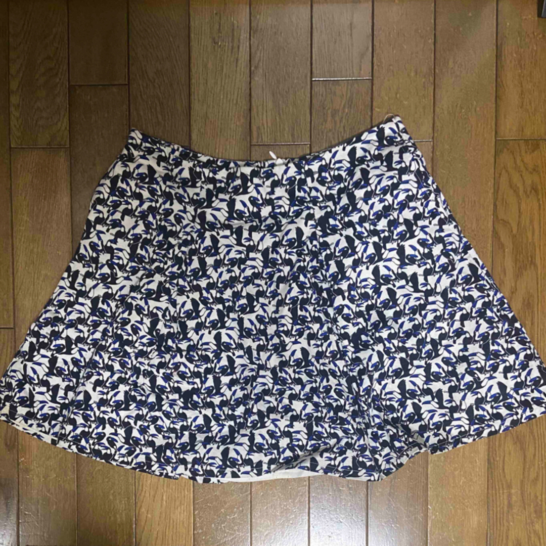 PAUL & JOE(ポールアンドジョー)のバード柄ミニスカート レディースのスカート(ミニスカート)の商品写真
