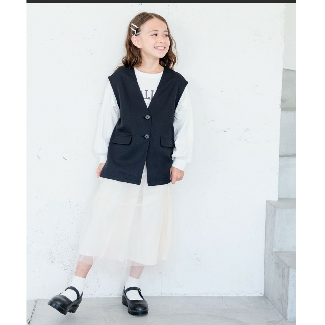 GLOBAL WORK(グローバルワーク)のGLOBAL WORK イージーケアセットアップ 160cm キッズ/ベビー/マタニティのキッズ服女の子用(90cm~)(パンツ/スパッツ)の商品写真