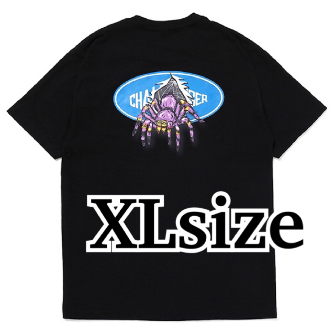 チャレンジャー　Tシャツ/CHALLENGER スパイダー BLACK XL