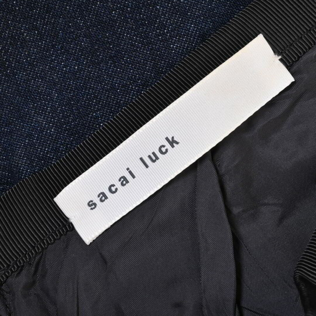 sacai(サカイ)のsacai luck デニム インバーテッド スカート レディースのスカート(ひざ丈スカート)の商品写真