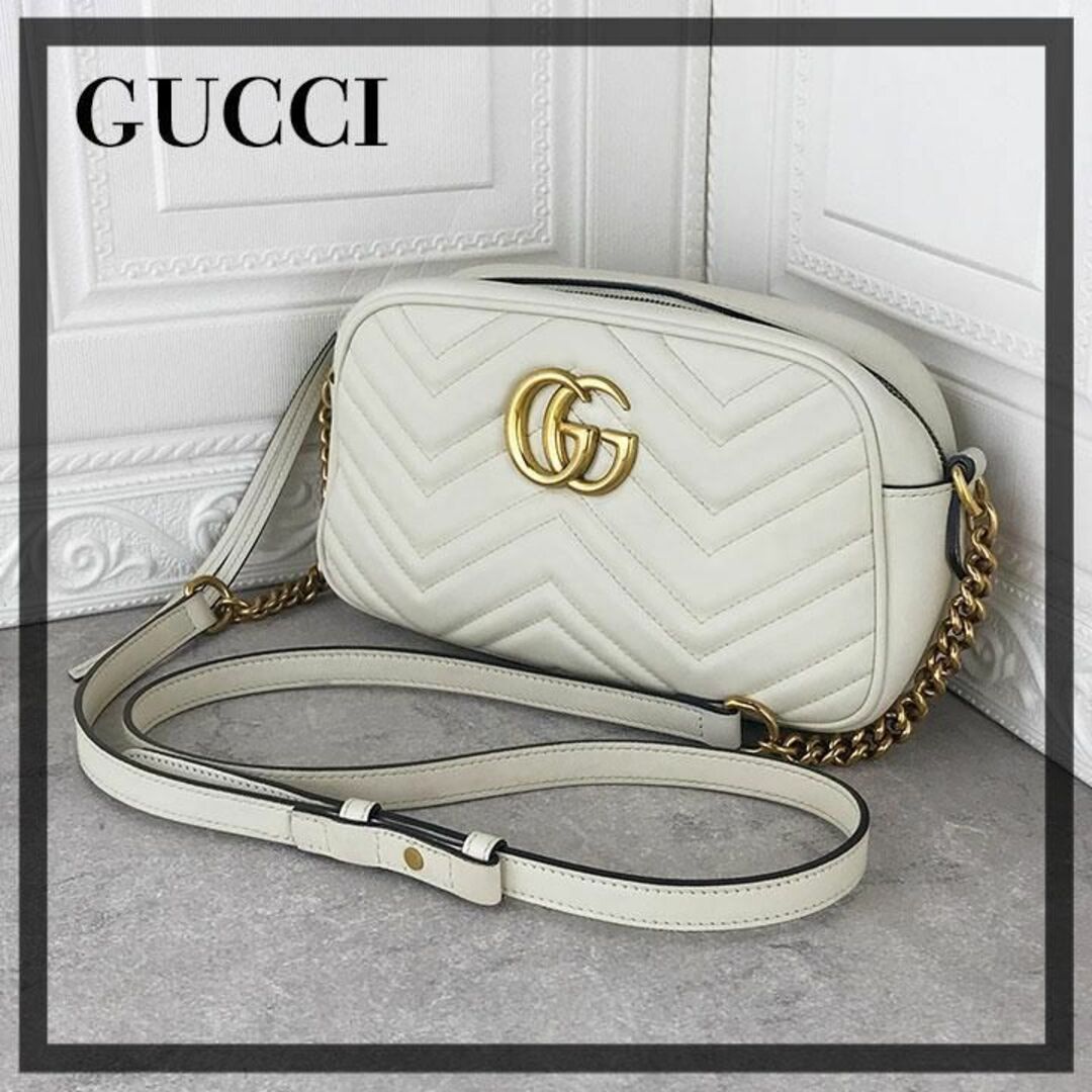 Gucci - 美品❤️正規品❤️グッチ GGマーモント ショルダーバッグ