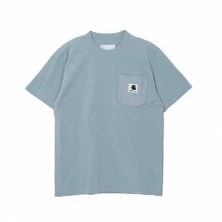 サカイ(sacai)の【直営店限定 】sacai×CarharttWIP T-shirt L/BLUE(Tシャツ/カットソー(半袖/袖なし))