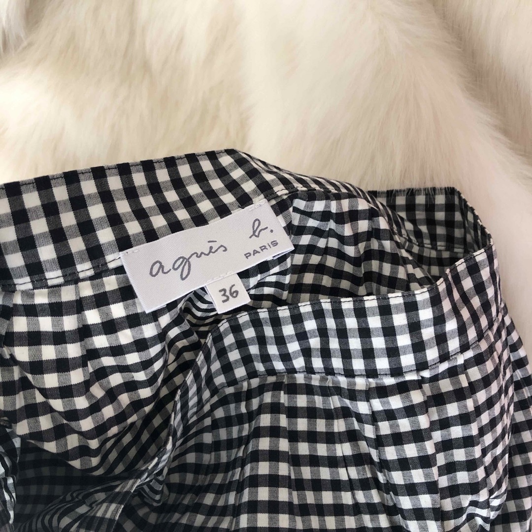 Lochie(ロキエ)のagnes b. checked skirt レディースのスカート(ミニスカート)の商品写真