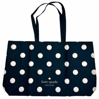 ケイトスペードニューヨーク(kate spade new york)のケイトスペード トートバッグ エコバッグ ノベルティ ドット ネイビー 新品(トートバッグ)