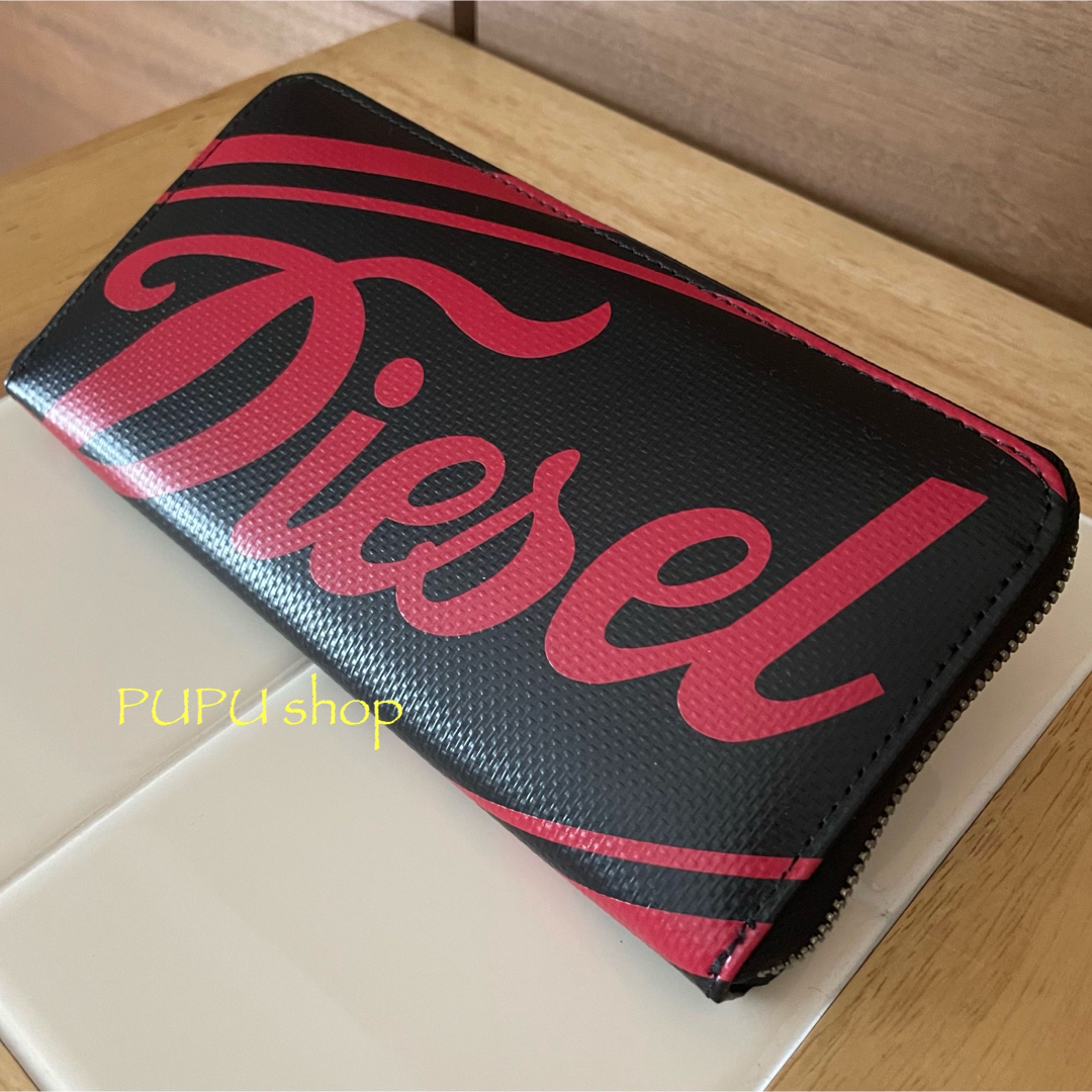 DIESEL ディーゼル 長財布 ブラック ユニセックス - 長財布