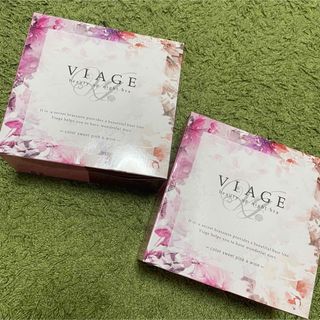 ヴィアージュ(VIAGE)の新品　Viage ヴィアージュ ナイトブラM/L  スイートピンク×ワイン(その他)