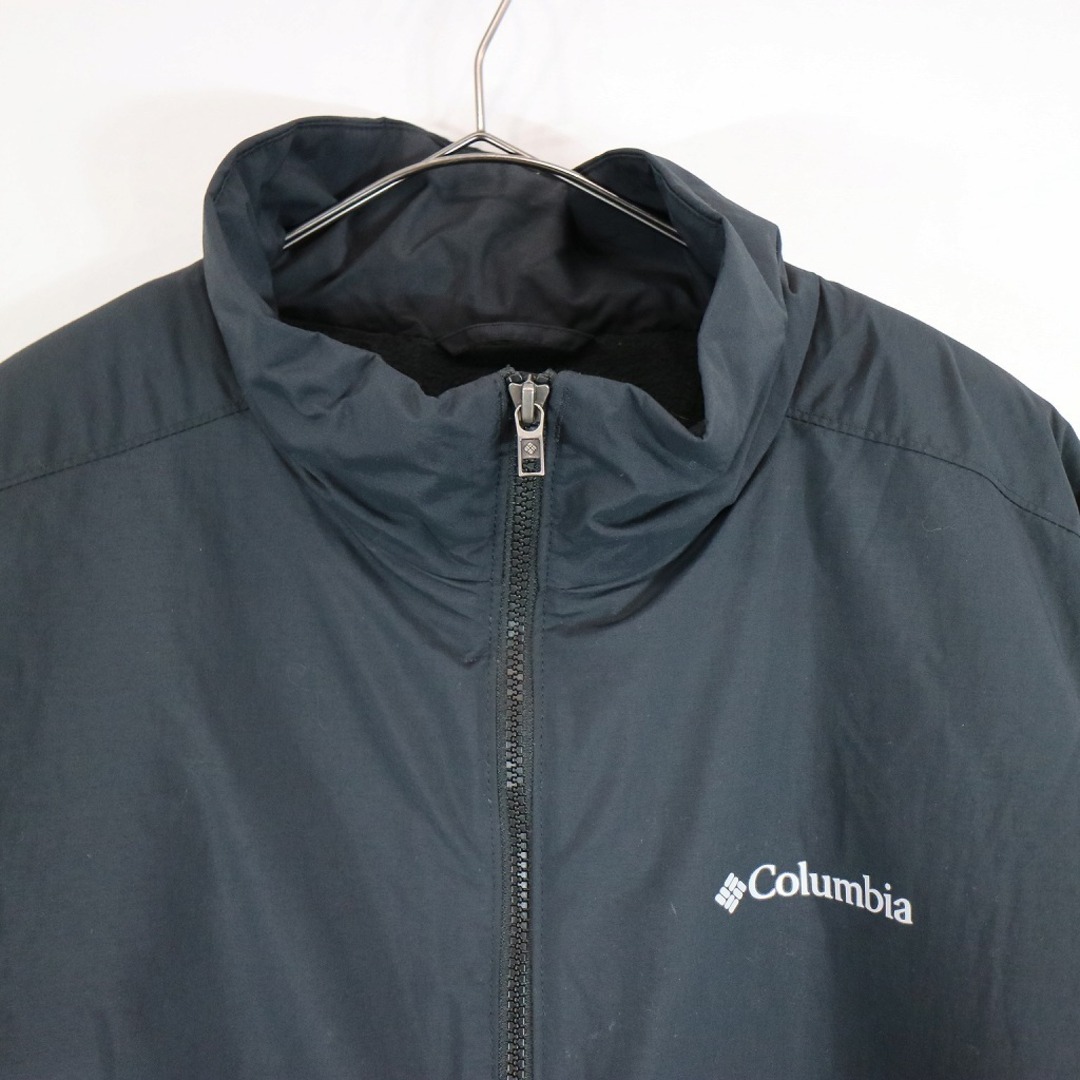 Columbia コロンビア 中綿ナイロン ジャケット アウトドア キャンプ アウター 防寒 登山 ブラック (メンズ XL) 中古 古着 N7996