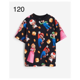 エイチアンドエム(H&M)の新品未開封　スーパーマリオ　Tシャツ　120-130(Tシャツ/カットソー)