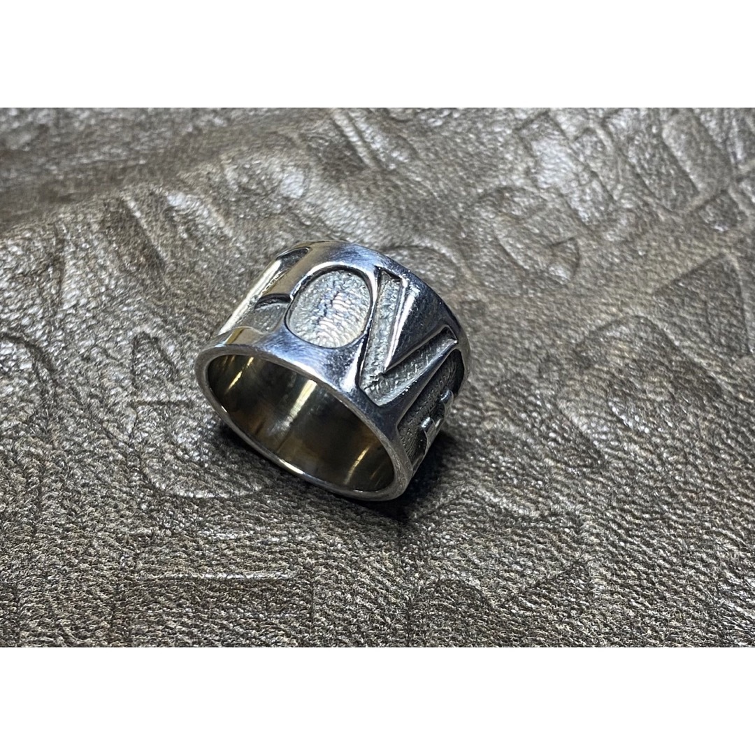 LOVE幅広平打ち　シルバー 925リング　銀　指輪SILVER925 ぬすべ4 メンズのアクセサリー(リング(指輪))の商品写真