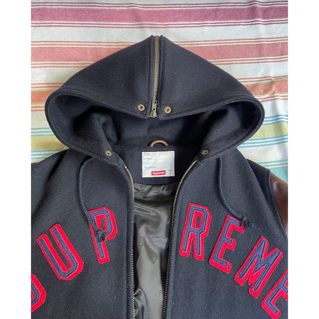 Supreme 2012/FW Hooded Varsity Jacket 4