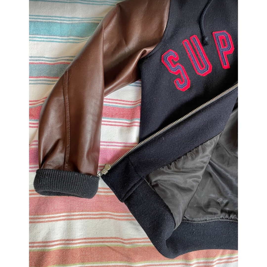 Supreme 2012/FW Hooded Varsity Jacket