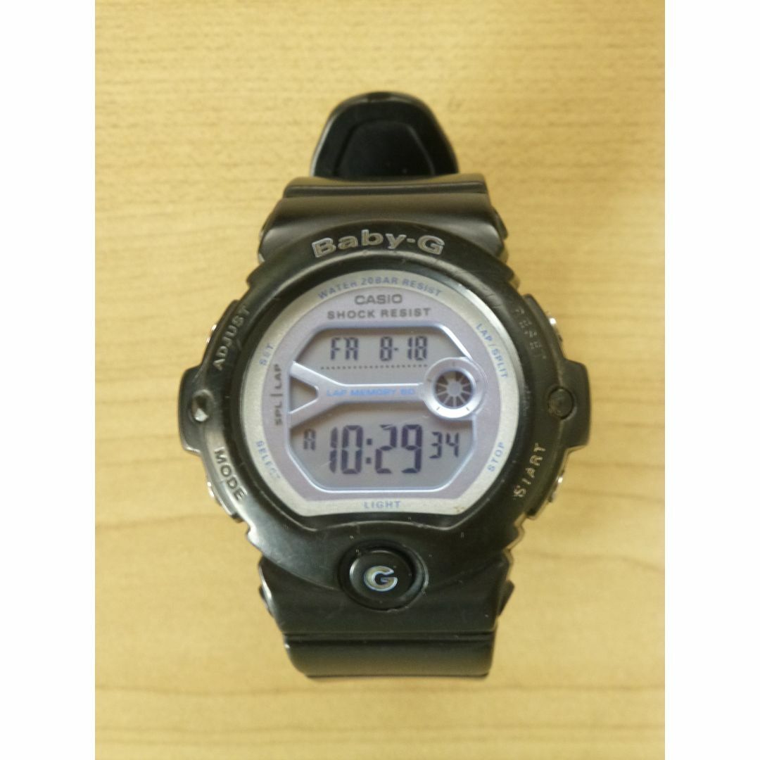 CASIO(カシオ)のCASIO　Baby-G　カシオ　黒　正常稼働中　耐衝撃性 レディースのファッション小物(腕時計)の商品写真