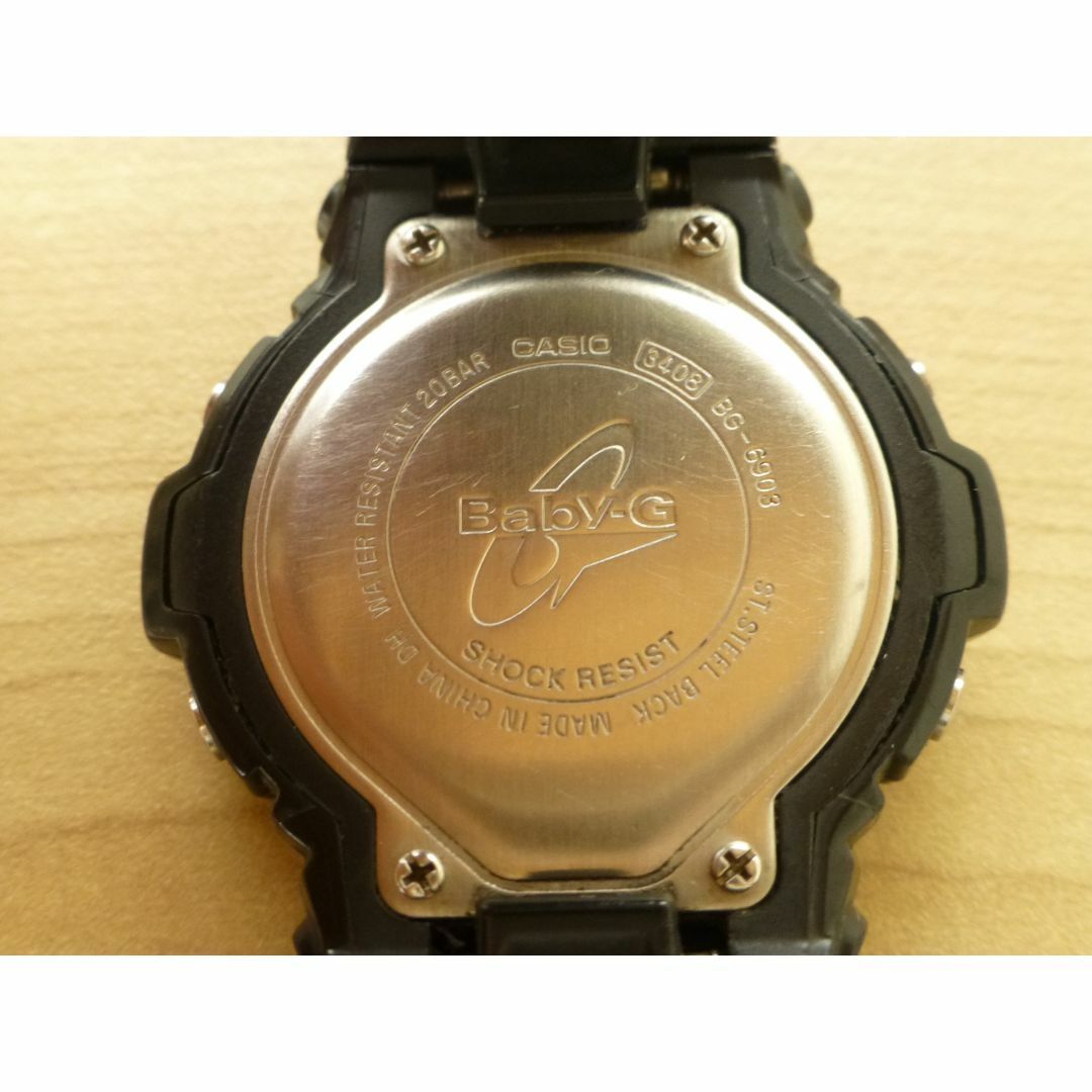 CASIO(カシオ)のCASIO　Baby-G　カシオ　黒　正常稼働中　耐衝撃性 レディースのファッション小物(腕時計)の商品写真