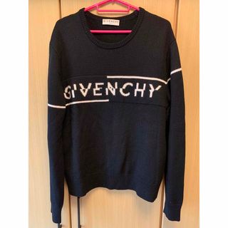 ジバンシィ(GIVENCHY)の正規 19AW Givenchy ジバンシィ スプリット ロゴ ニット(ニット/セーター)