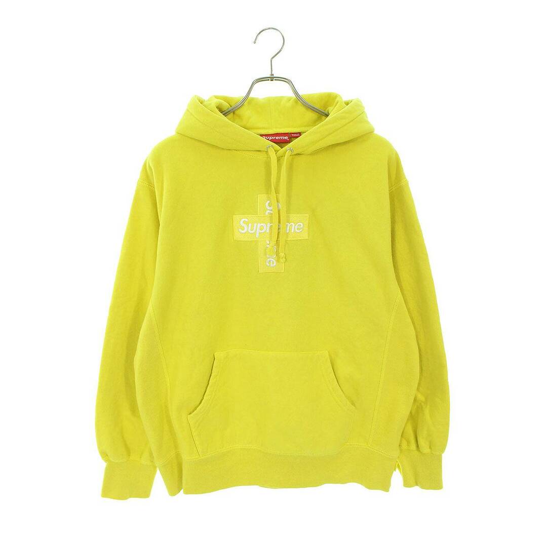 シュプリーム  20AW  Cross Box Logo Hooded Sweatshirt クロスボックスロゴフーデッドスウェットシャツパーカー メンズ M