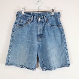 リーバイス(Levi's)のSALE/ Levi's リーバイス 550 デニム ショートパンツ インディゴ (メンズ W30) 中古 古着 N8106(ショートパンツ)