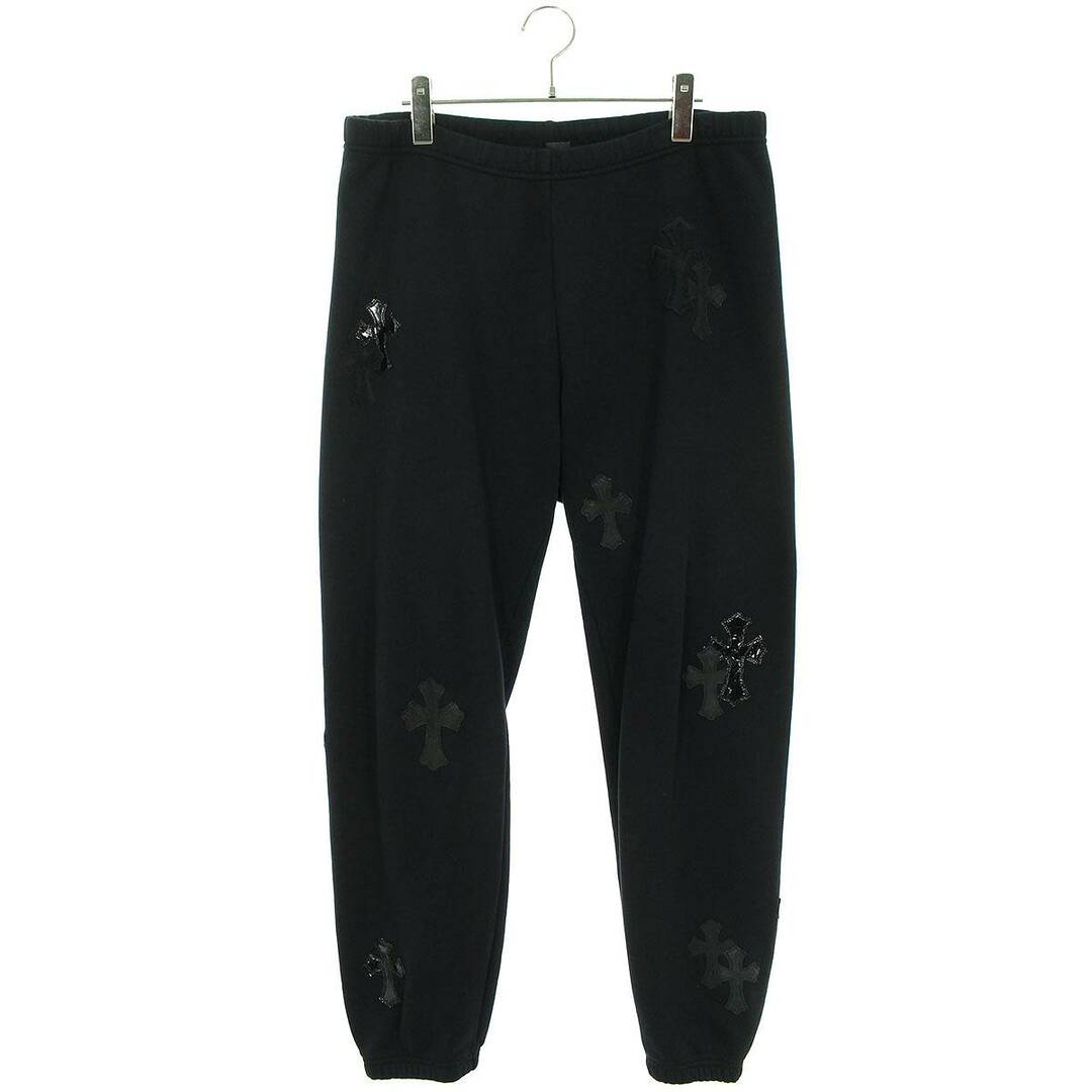 クロムハーツ  Y NOT SWEAT PANTS クロスパッチスウェットロングパンツ メンズ M