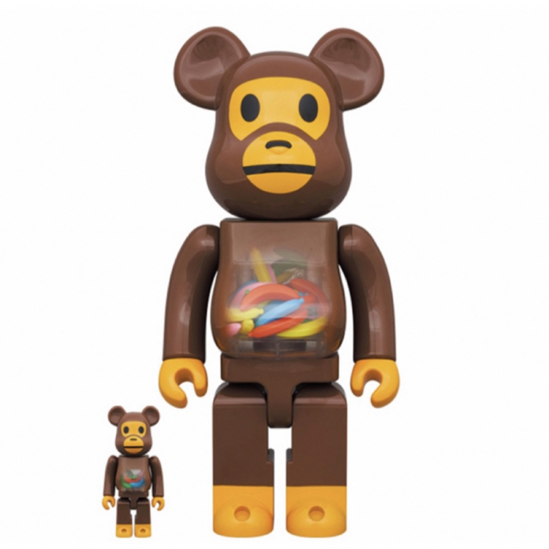 その他BE@RBRICK BABY MILO BANANA 100 & 400