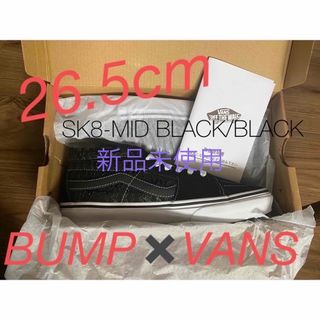 ヴァンズ(VANS)のVANS×BUMP OF CHICKEN SK8-MID BLACK/BLACK(スニーカー)