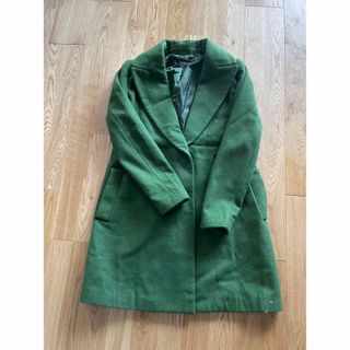 ZARA(チェスターコート ・ グリーン・カーキ/緑色系)のフリマ ZARA(チェスターコート ・ グリーン・カーキ/緑色系)のフリマ