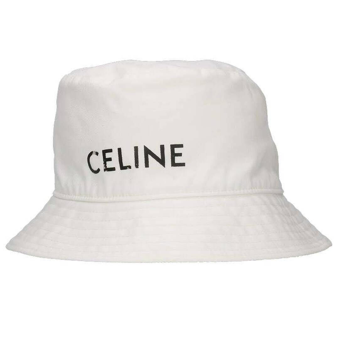 セリーヌバイエディスリマン ロゴプリントバケットハット帽子 メンズ L