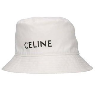 セリーヌ(celine)のセリーヌバイエディスリマン ロゴプリントバケットハット帽子 メンズ L(帽子)