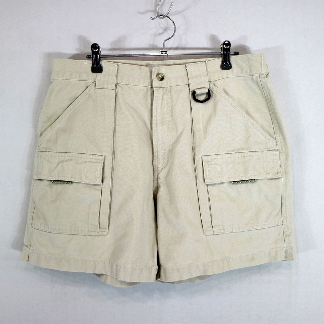 SALE/ Columbia コロンビア PFG カーゴショーツ フィッシング アウトドア キャンプ アイボリー (レディース L)   N8152