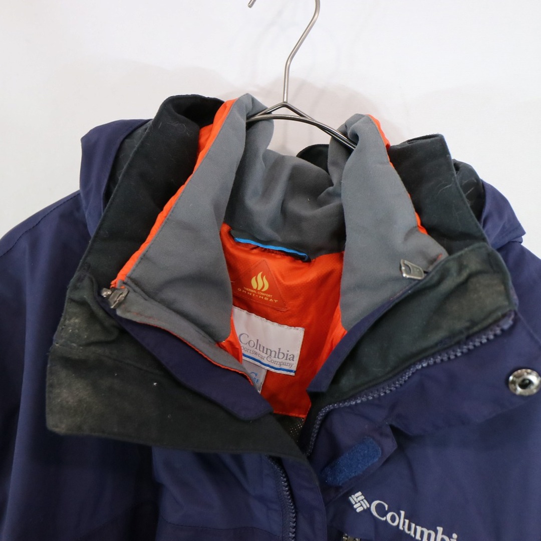 Columbia コロンビア OMNI-HEAT ダウンジャケット 防寒  防風  スキーウェア  アウトドア ネイビー (メンズ S)   N6512