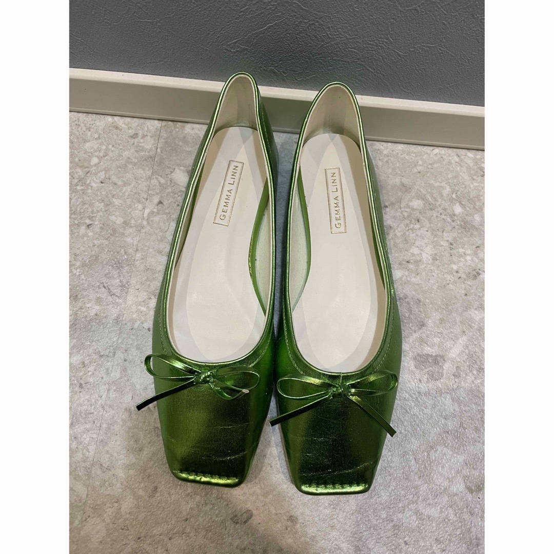GEMMA LINN(ジェマリン)の値下げ　スクエアトゥ　パンプス レディースの靴/シューズ(バレエシューズ)の商品写真