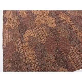 平和屋野田店□上質な小紋 切嵌更紗花唐草文 逸品 n-ui0181の通販 by ...