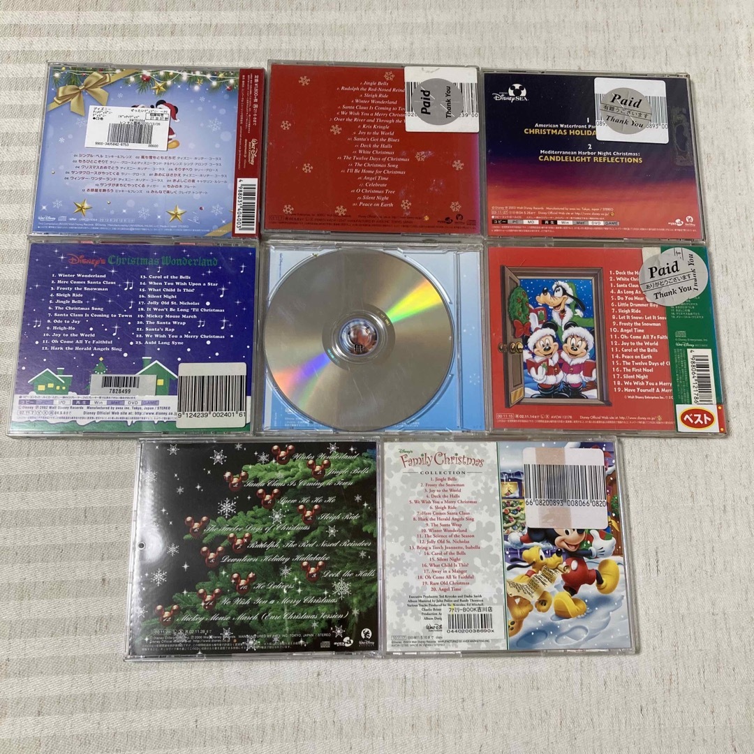 【CD 8枚】ディズニークリスマスソング　ベスト　他 エンタメ/ホビーのCD(その他)の商品写真