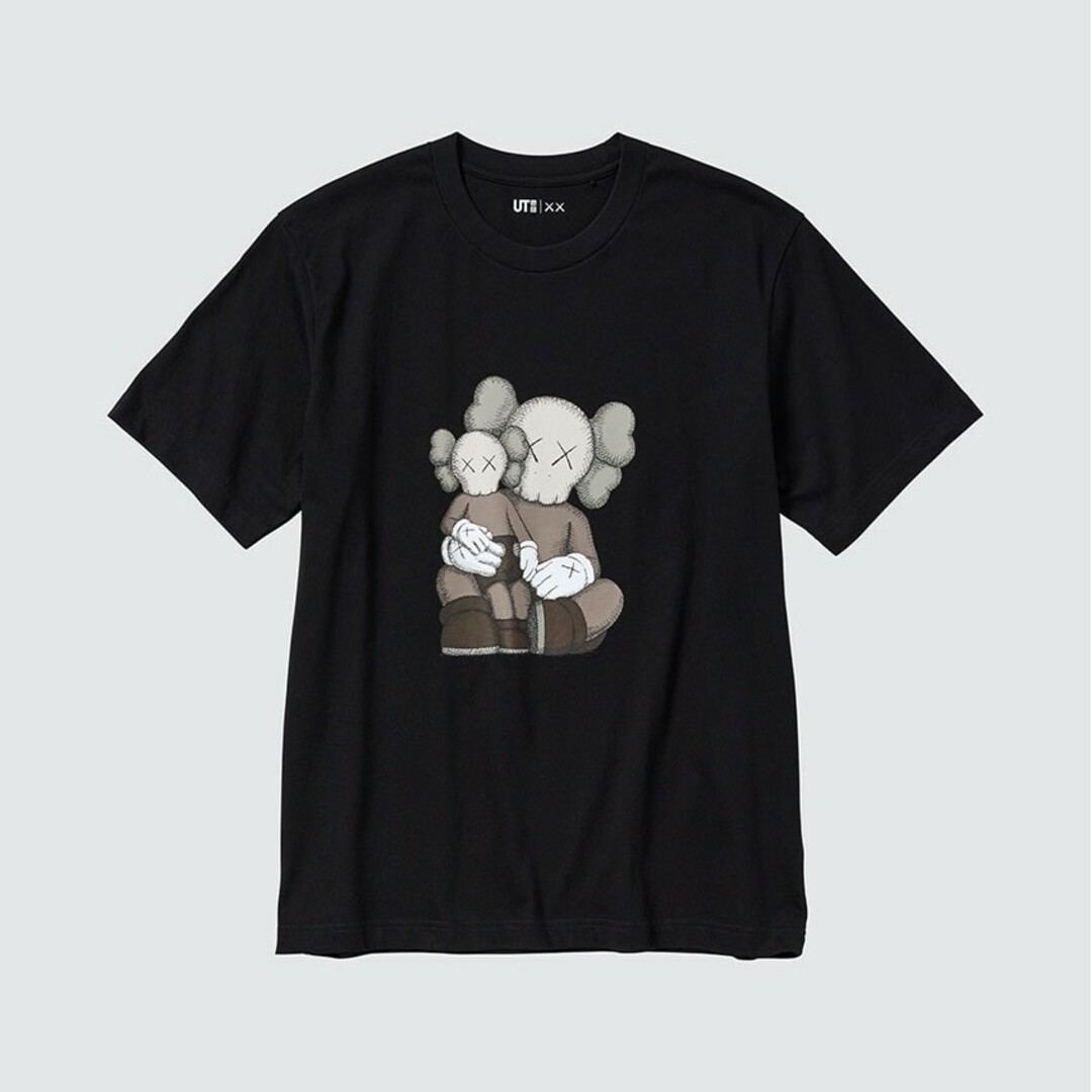 UNIQLO KAWS コラボ Tシャツ ブラック XXLサイズ メンズのトップス(Tシャツ/カットソー(半袖/袖なし))の商品写真